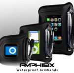 H2O Audioのカナル型防水ヘッドフォン「Surge」、防水アームバンド 「Amphibx」を発売